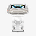 ACS05461 - Apple Watch Series (Apple Watch (49mm)) in crystal clear showing the bottom and front