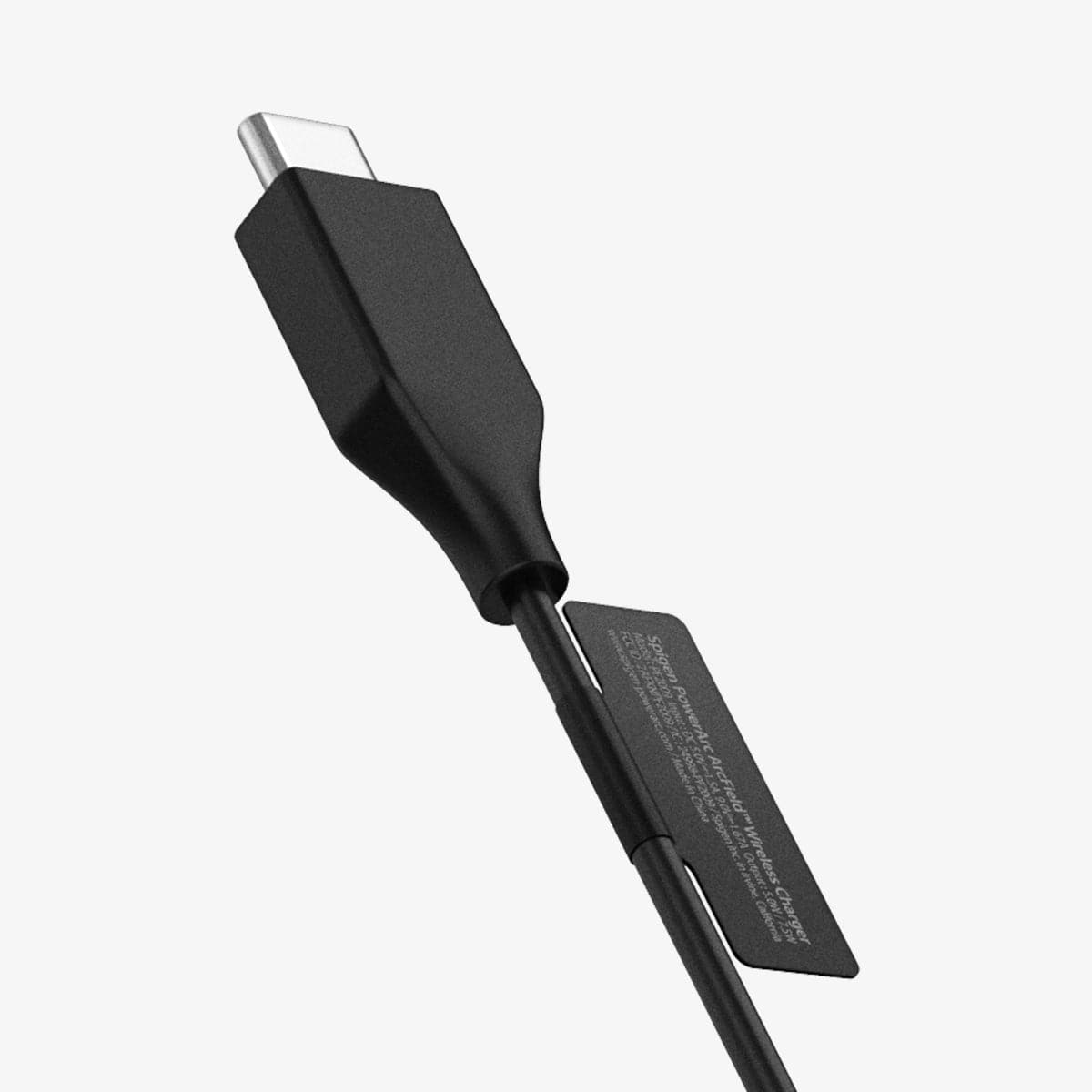 ACH02190 - ArcField™ Magnetic Wireless Charger PF2009 (MagFit) in black showing the end of the charging cable