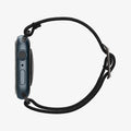 AMP02290 - Apple Watch Series (Apple Watch (41mm)/Apple Watch (38mm)) Watch Band Lite Fit in black showing the side