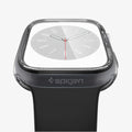 ACS04189 - Apple Watch Series (41mm) Case Ultra Hybrid in space crystal showing the front and bottom