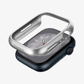 ACS04178 - Apple Watch Series (45mm) Case Thin Fit in graphite showing the case hovering above the watch face