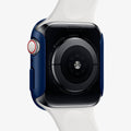 ACS02223 - Apple Watch Series (44mm) Case Thin Fit in metallic blue showing the back