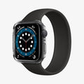 ACS02815 - Apple Watch Series (Apple Watch (40mm)) Case Thin Fit in crystal clear showing the front and inside of band