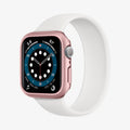 061CS24486 - Apple Watch Series (Apple Watch (40mm)) Case Thin Fit in rose gold showing the front and inside of band