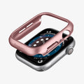 061CS24486 - Apple Watch Series (Apple Watch (40mm)) Case Thin Fit in rose gold showing the case hovering above the watch face