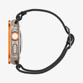 AGL06162 - Apple Watch Ultra (Apple Watch (49mm)) Screen Protector Glas.tR Slim Pro in orange showing the side