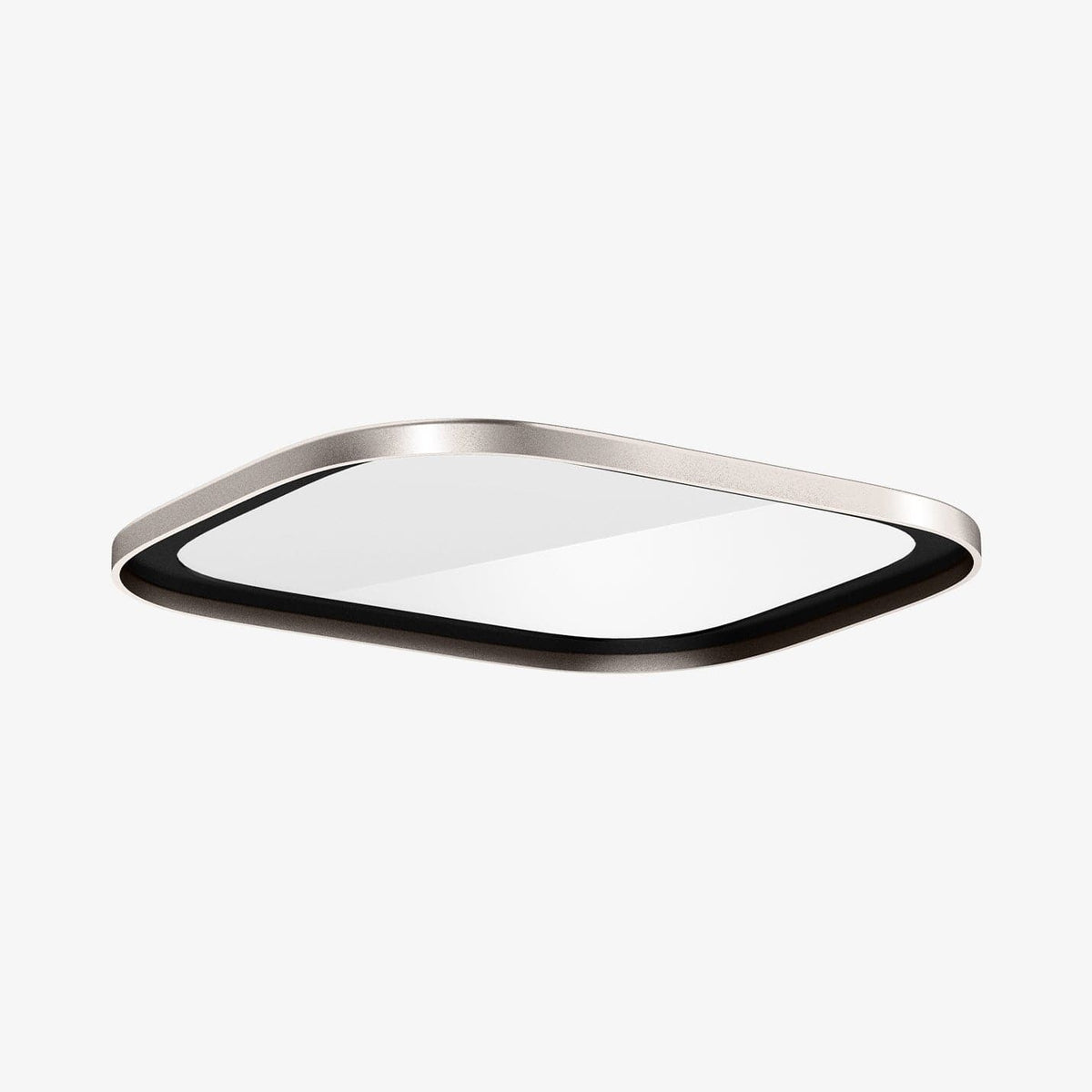 AGL06953   - Apple Watch Ultra (Apple Watch (49mm)) Screen Protector Glas.tR Slim Pro in titanium showing the screen protector