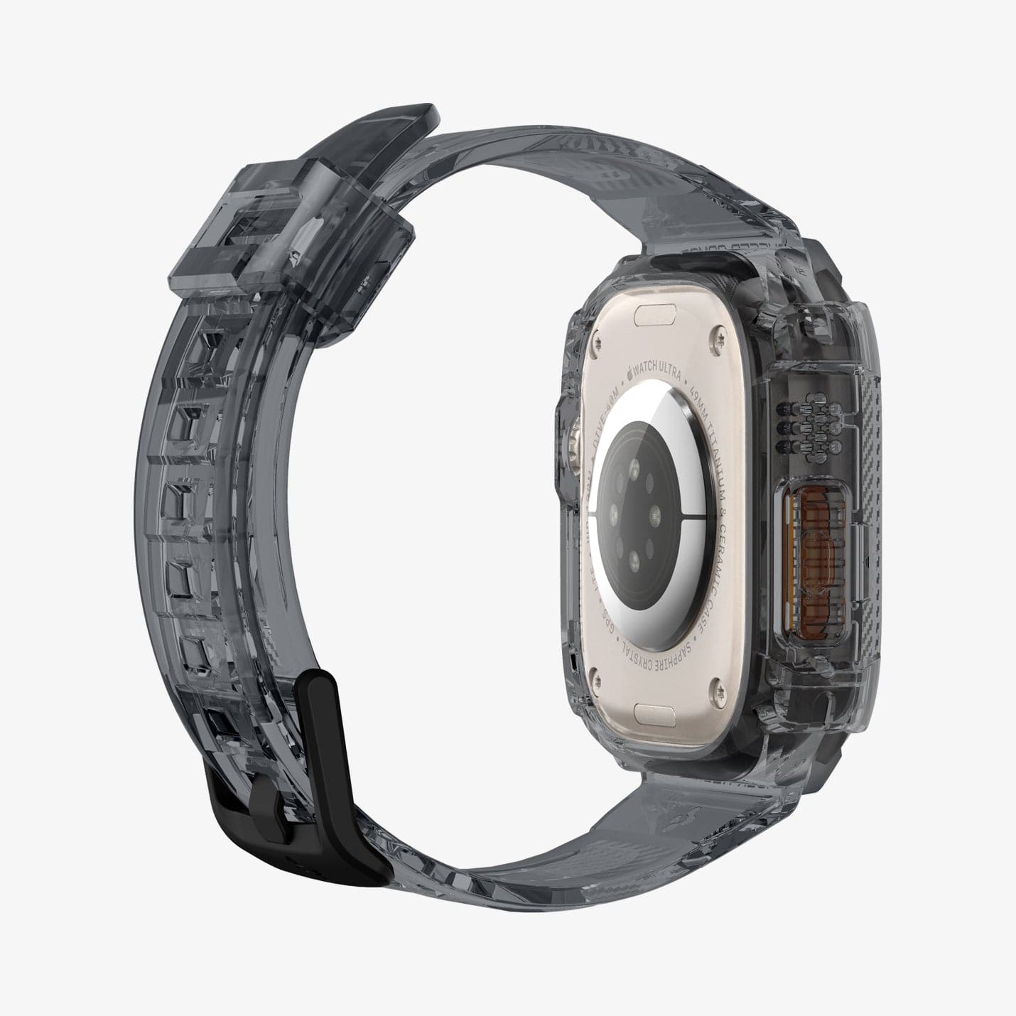 ACS06028 - Apple Watch Series (Apple Watch (49mm)) in space crystal showing the back and side