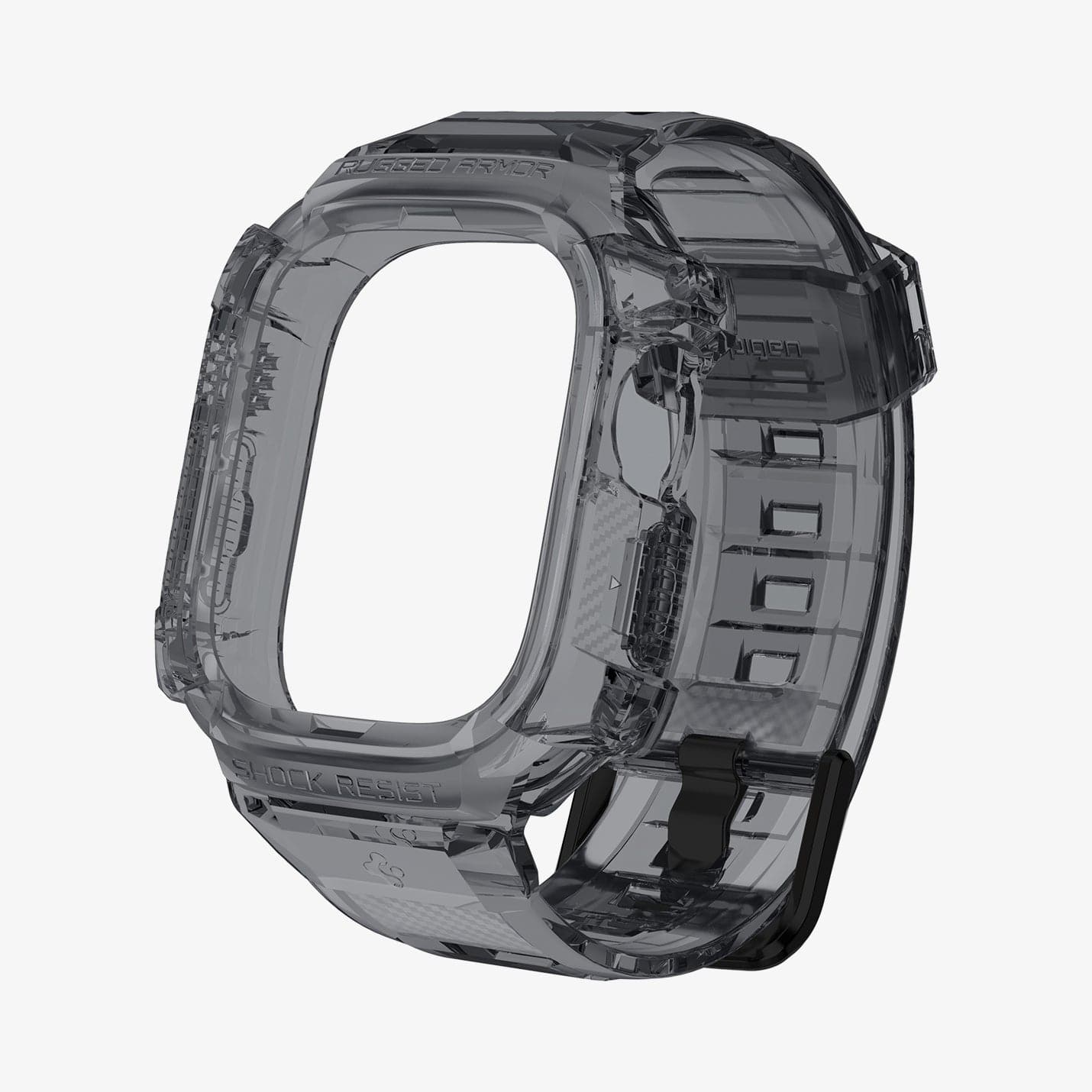 ACS06028 - Apple Watch Series (Apple Watch (49mm)) in space crystal showing the front and inside of case