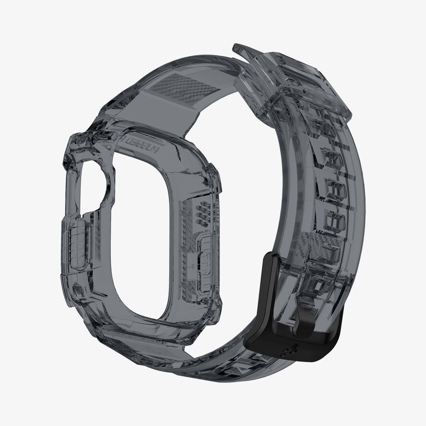 ACS06028 - Apple Watch Series (Apple Watch (49mm)) in space crystal showing the back and inside of case