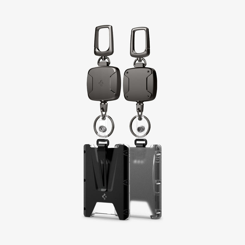 Porta-badge Click Fold - Con clip 