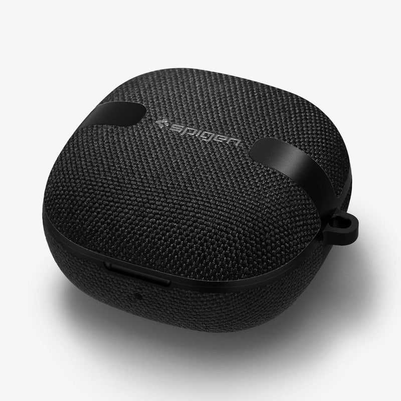 ASD01278 - Galaxy Buds 2 Pro / 2 / Pro / Live Case Urban Fit in black showing the top and front