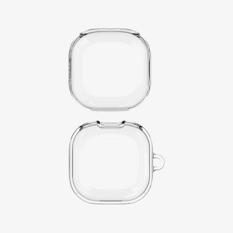 ASD02097 - Galaxy Buds 2 Pro / 2 / Pro / Live Case Ultra Hybrid in crystal clear showing the inside of case