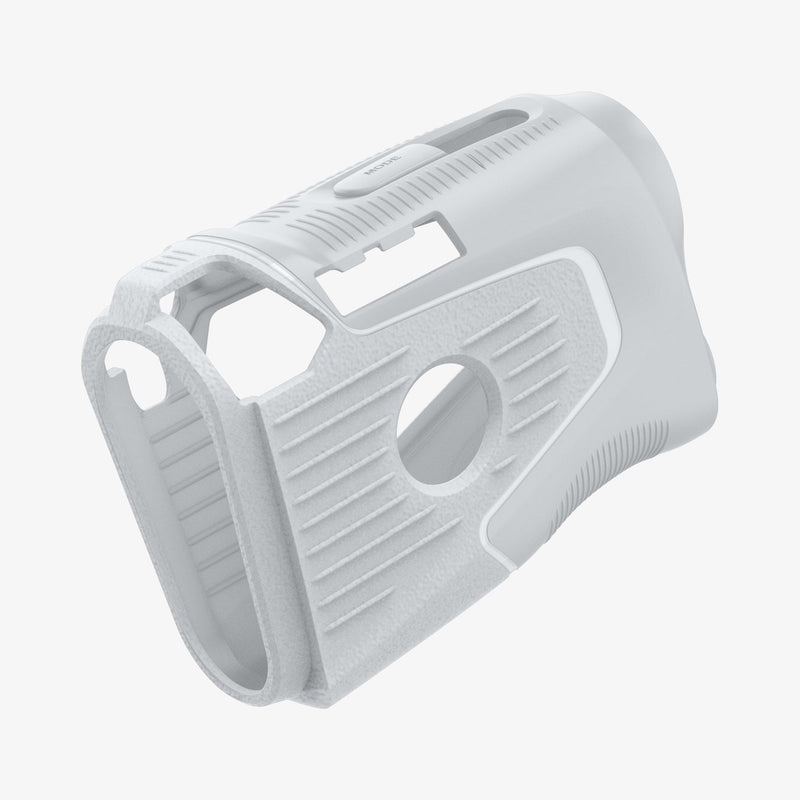 ACS06152 - Bushnell Pro X3 Rangefinder Case Silicone Fit in light gray showing the top and side