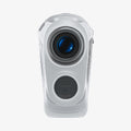 ACS06151 - Bushnell Pro X3 Rangefinder Case Silicone Fit AirTag in light gray showing the back