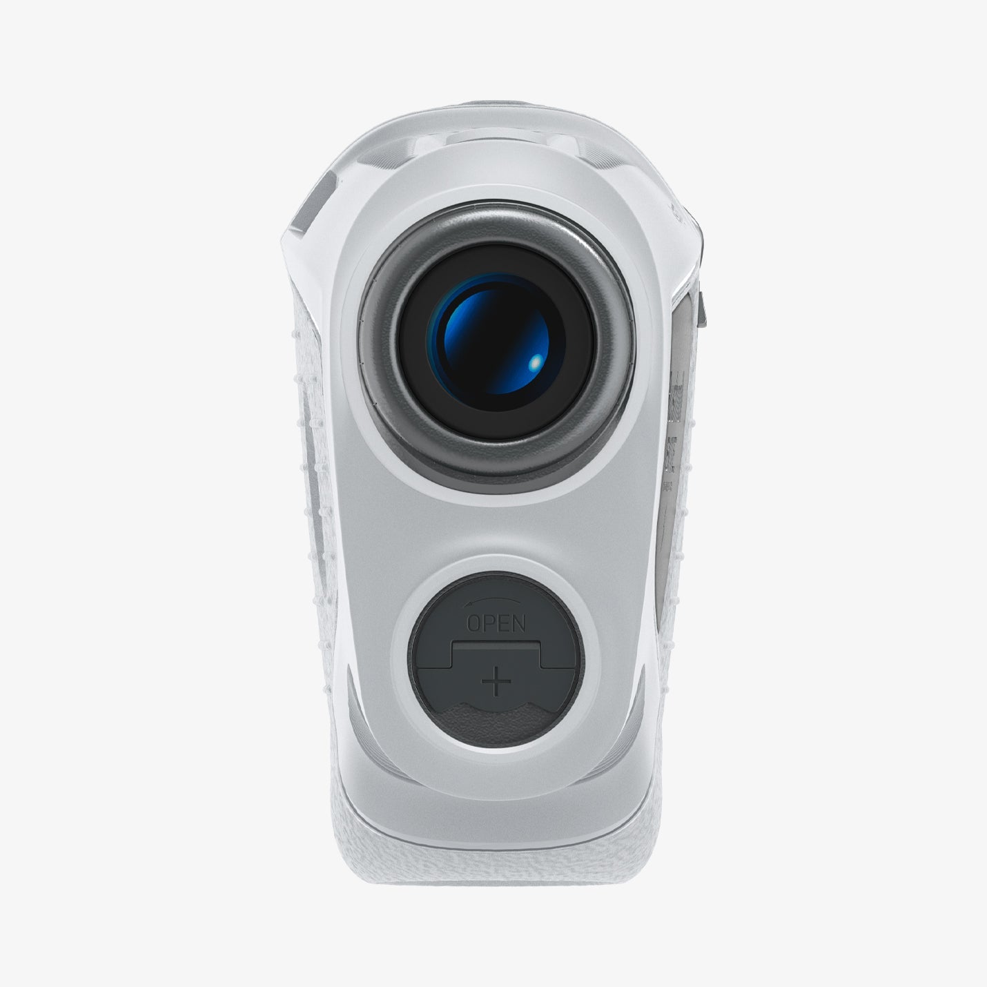 ACS06151 - Bushnell Pro X3 Rangefinder Case Silicone Fit AirTag in light gray showing the back