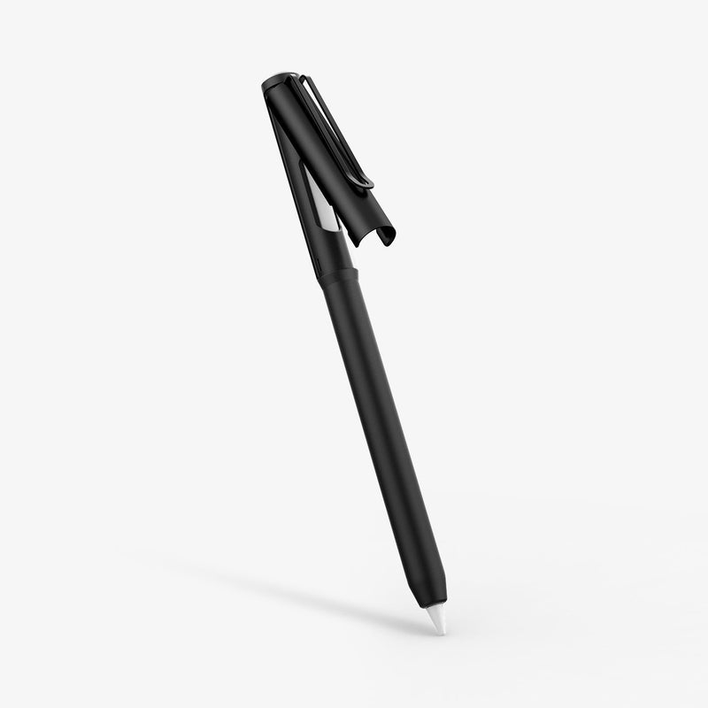 ACS05763 - Apple Pencil Holder DA201 in black showing the top of case slightly open