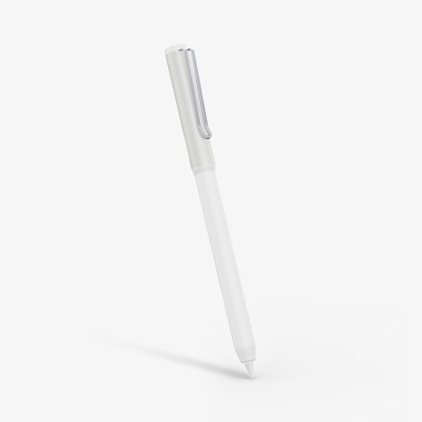 ACS05857 - Apple Pencil Holder DA201 in white showing the back and partial side