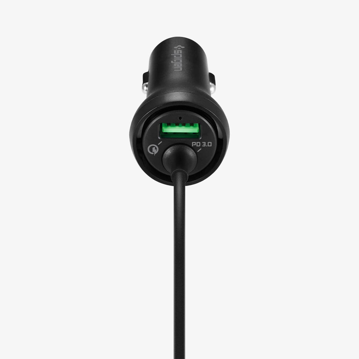 000CP25596 - SteadiBoost™ Built-in USB-C PD3.0 Car Charger showing the front and top