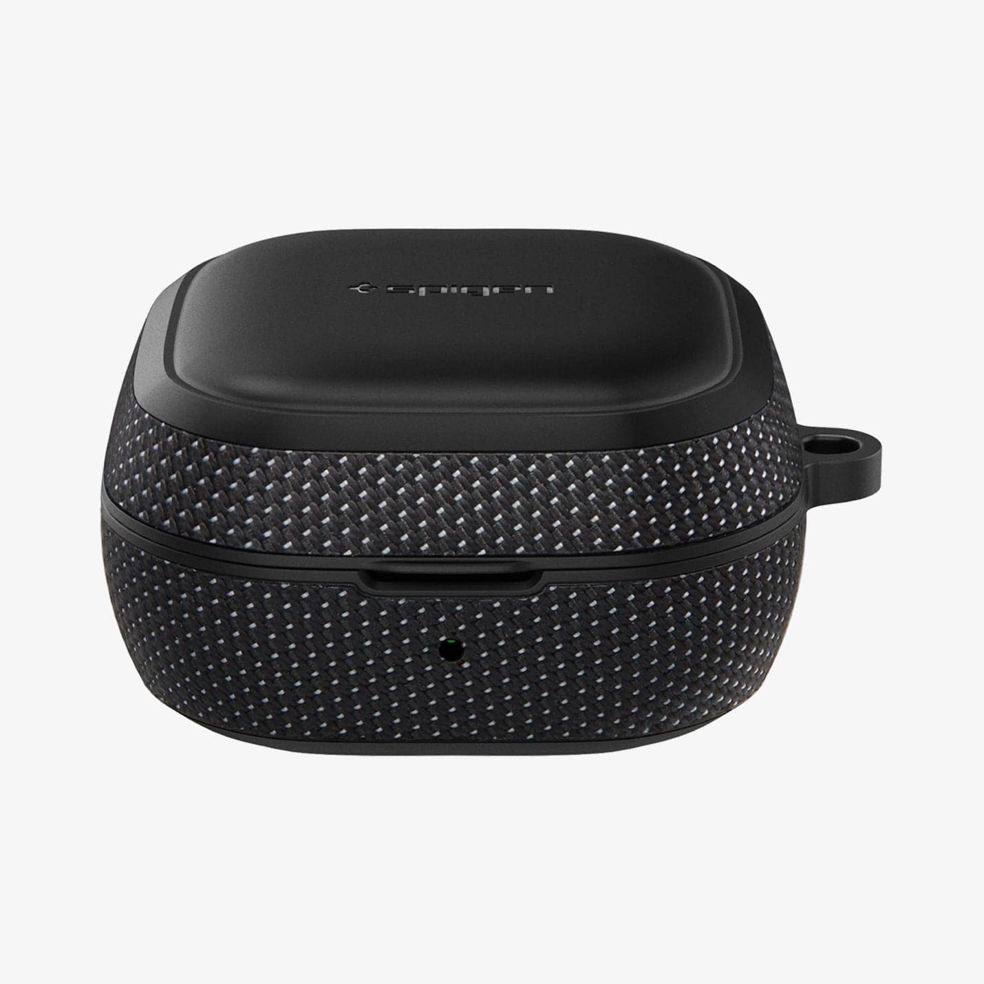 ASD01444 - Galaxy Buds 2 Pro / 2 / Pro / Live Case Classic Fit in black showing the front and partial top