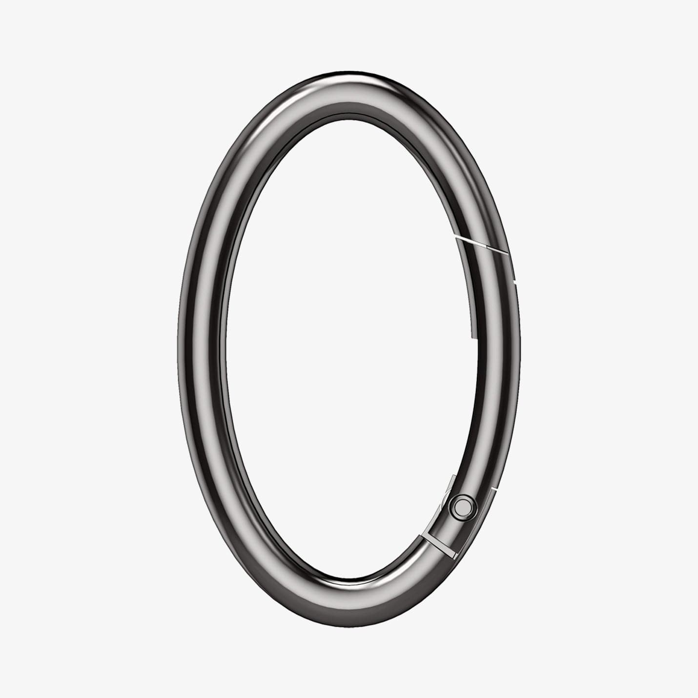 ASD01444 - Galaxy Buds 2 Pro / 2 / Pro / Live Case Classic Fit in black showing the carabiner