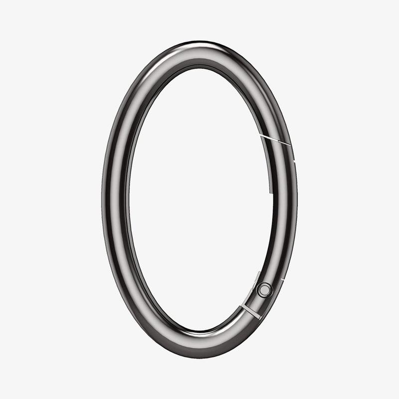 ASD01444 - Galaxy Buds 2 Pro / 2 / Pro / Live Case Classic Fit in black showing the carabiner