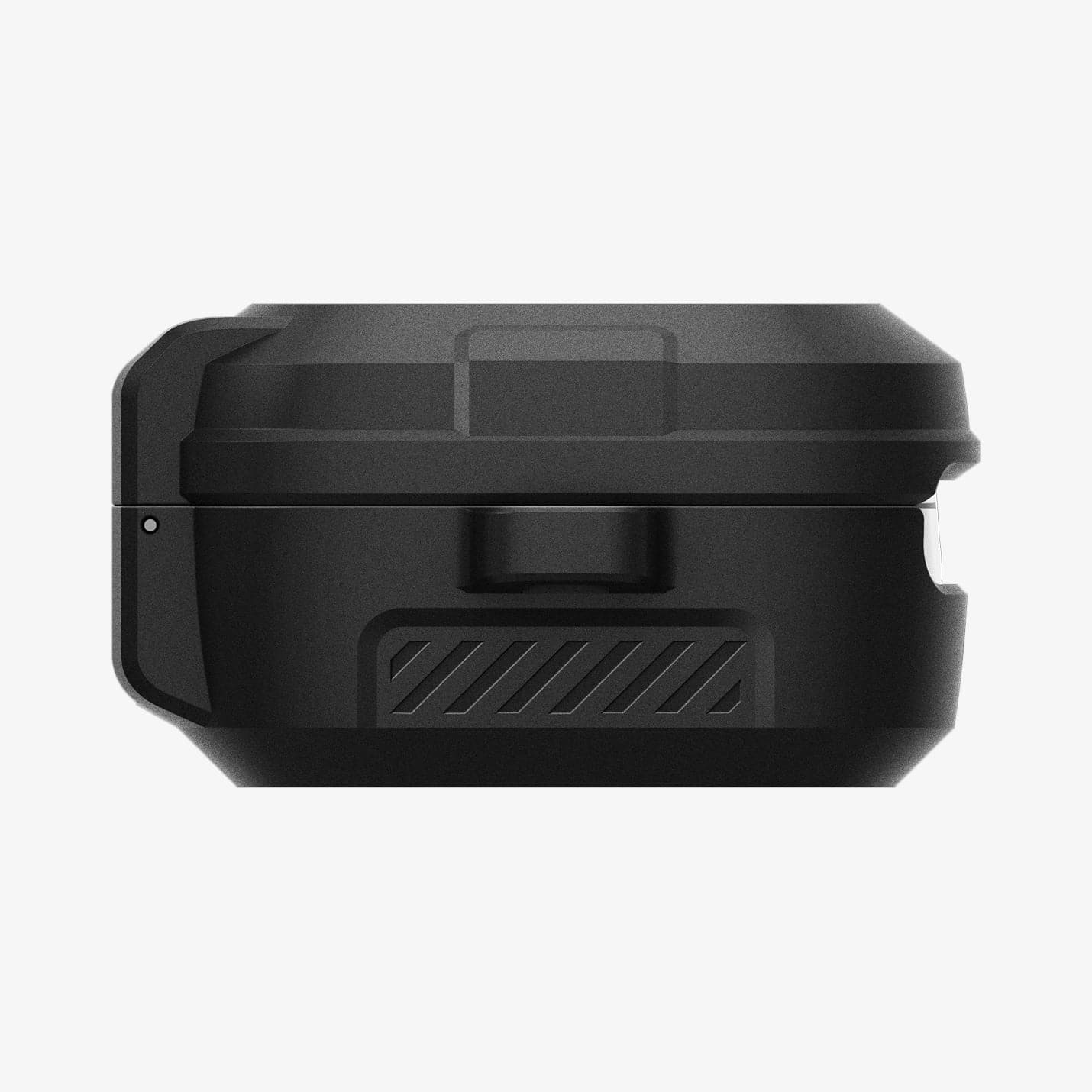 ACS05264 - Galaxy Buds 2 Pro / 2 / Pro / Live Case Lock Fit in matte black showing the side