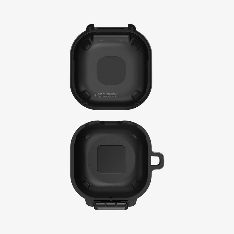 ACS05264 - Galaxy Buds 2 Pro / 2 / Pro / Live Case Lock Fit in matte black showing the inside of case