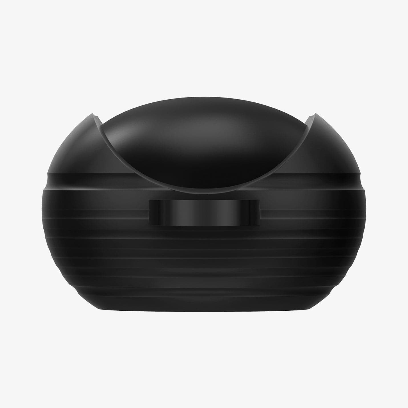 ASD00260 - Galaxy Buds Plus Case Liquid Air in black showing the side
