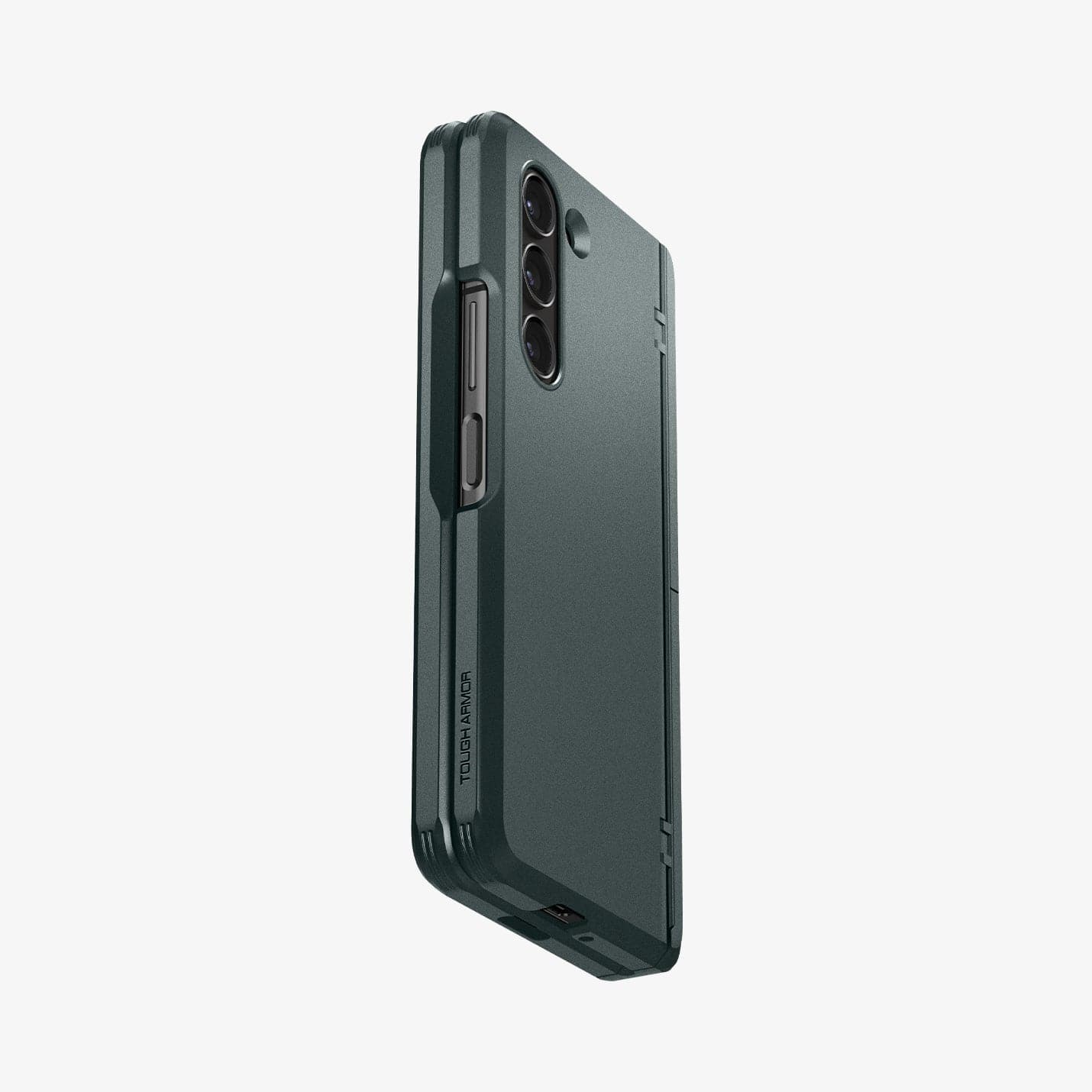 ACS06215 - Galaxy Z Fold 5 Case Tough Armor Pro P in abyss green showing the back and side