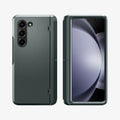 ACS06215 - Galaxy Z Fold 5 Case Tough Armor Pro P in abyss green showing the back and front with space in between