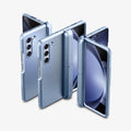 ACS06870 - Galaxy Z Fold 5 Case Tough Armor Pro P in sierra blue showing the back and front of multiple devices
