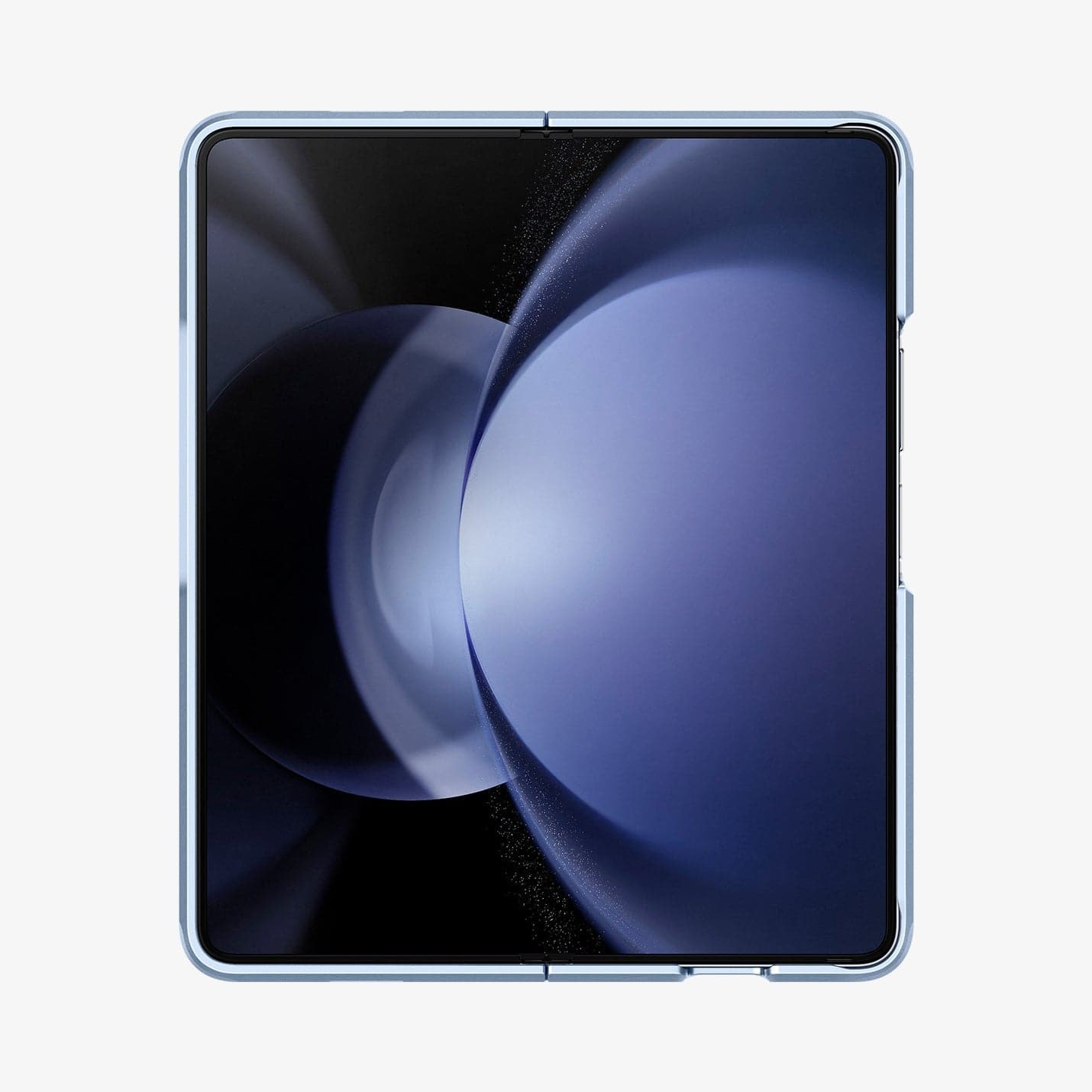 ACS06870 - Galaxy Z Fold 5 Case Tough Armor Pro P in sierra blue showing the front with phone fully open