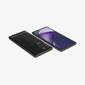 ACS01399 - Galaxy Note 20 Ultra Neo Hybrid Case in gunmetal showing the back, front, sides and bottom