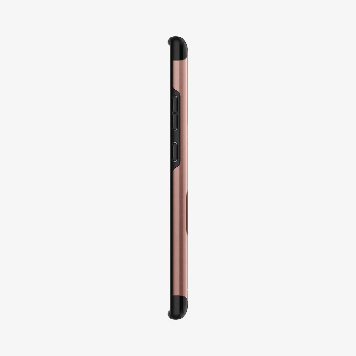 ACS01573 - Galaxy Note 20 Ultra Slim Armor CS Case in bronze showing the side