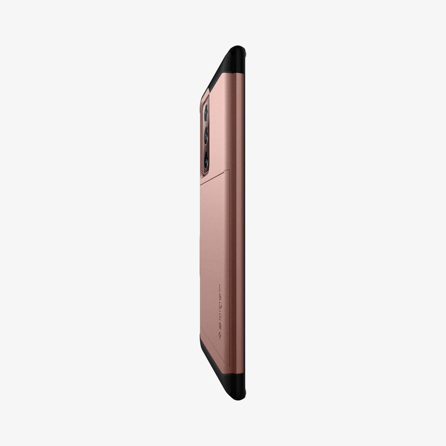 ACS01573 - Galaxy Note 20 Ultra Slim Armor CS Case in bronze showing the side and partial back
