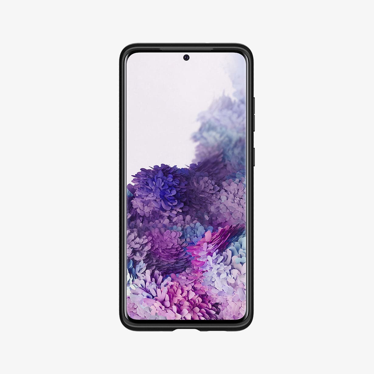 ACS00754 - Galaxy S20 Plus Liquid Air Case in black showing the front