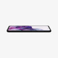ACS00754 - Galaxy S20 Plus Liquid Air Case in black showing the side and partial front