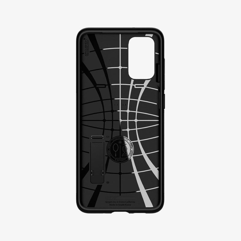 ACS00647 - Galaxy S20 Plus Slim Armor Case in black showing the inside of case