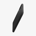 ACS02422 - Galaxy S21 Liquid Air Case in matte black showing the top, side and partial back