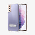 ACS02412 - Galaxy S21 Plus Slim Armor Essential Case in crystal clear showing the back and front