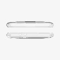 ACS02412 - Galaxy S21 Plus Slim Armor Essential Case in crystal clear showing the top and bottom