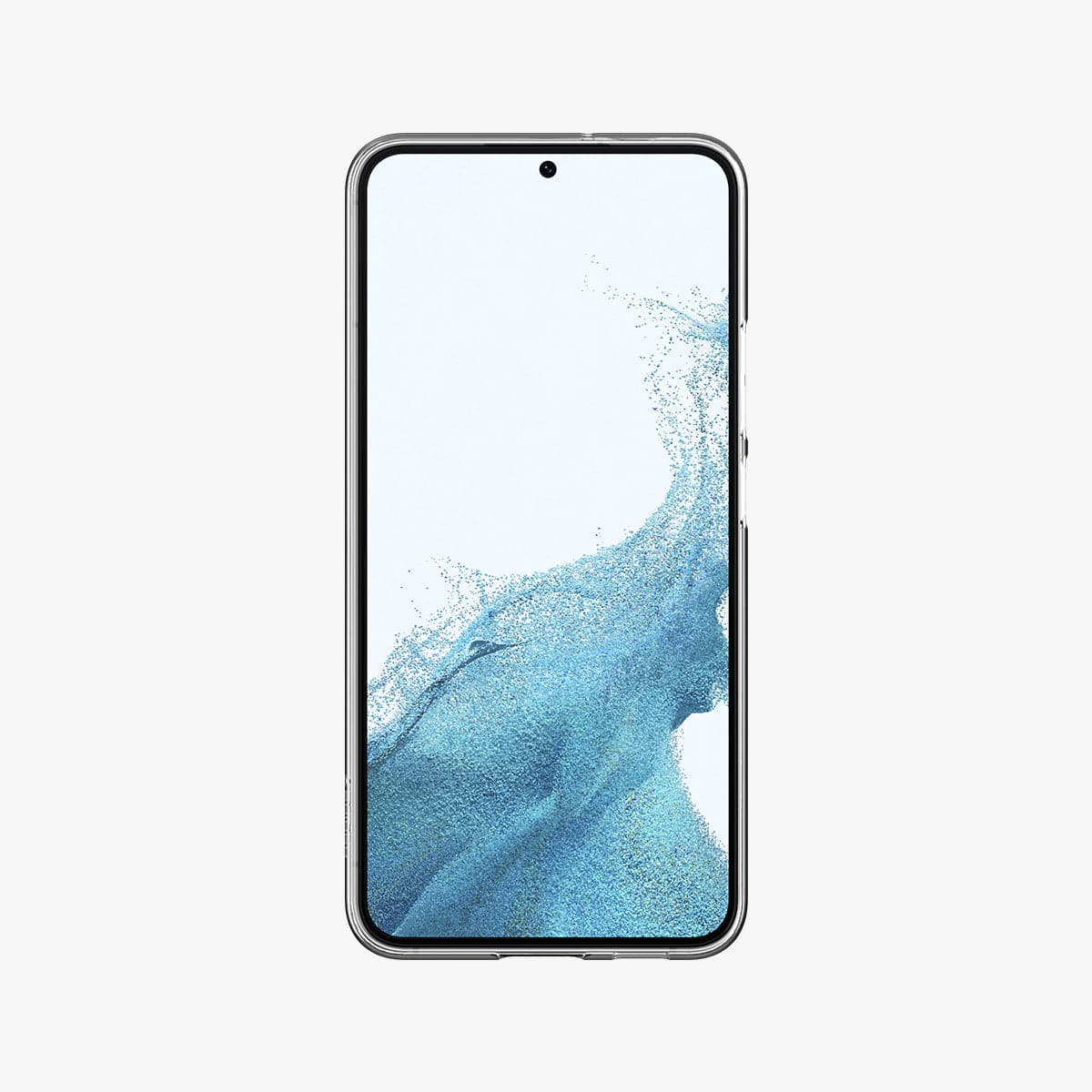 ACS03997 - Galaxy S22 5G Case AirSkin in crystal clear showing the front