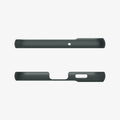 ACS04388 - Galaxy S22 5G Case AirSkin in abyss green showing the top and bottom with precise cutouts