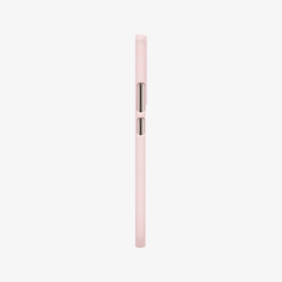 ACS04389 - Galaxy S22 5G Case AirSkin in misty pink showing the side with volume controls