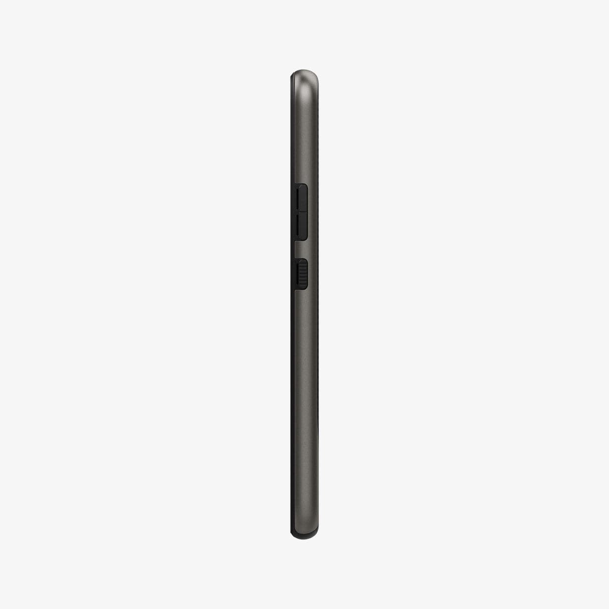 ACS03993 - Galaxy S22 5G Case Neo Hybrid in gunmetal showing the side with volume controls