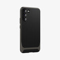 ACS03993 - Galaxy S22 5G Case Neo Hybrid in gunmetal showing the back and partial side