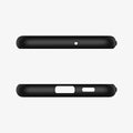 ACS03977 - Galaxy S22 Plus 5G Case Slim Armor in black showing the top and bottom with precise cutouts