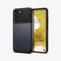 ACS03978 - Galaxy S22 Plus 5G Case Slim Armor in metal slate showing the back and front