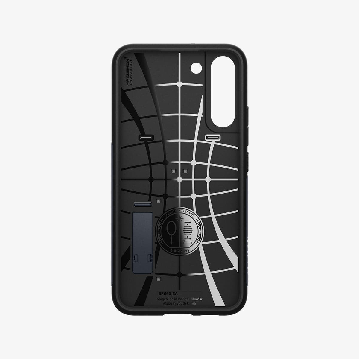 ACS03978 - Galaxy S22 Plus 5G Case Slim Armor in metal slate showing the inside of case